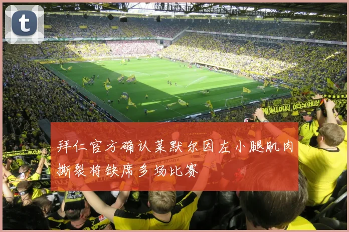 拜仁官方确认莱默尔因左小腿肌肉撕裂将缺席多场比赛