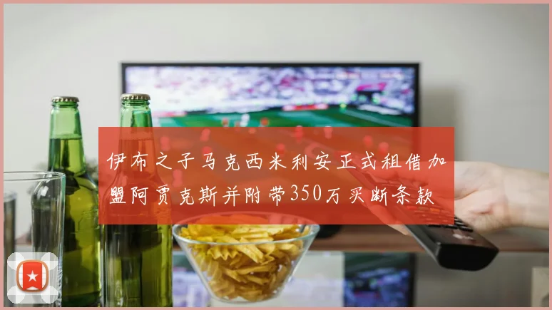 伊布之子马克西米利安正式租借加盟阿贾克斯并附带350万买断条款