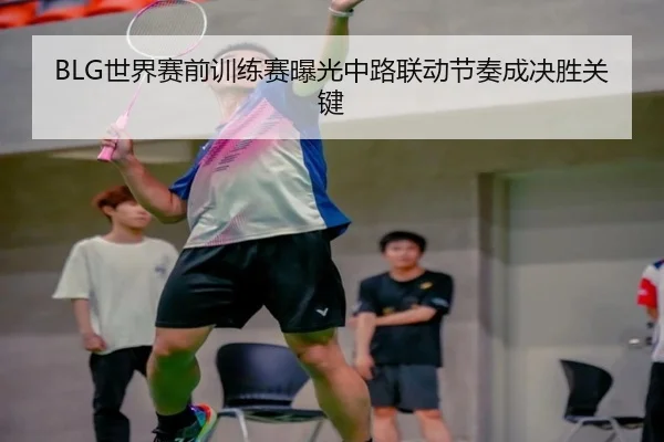 BLG世界赛前训练赛曝光中路联动节奏成决胜关键 | xingkong